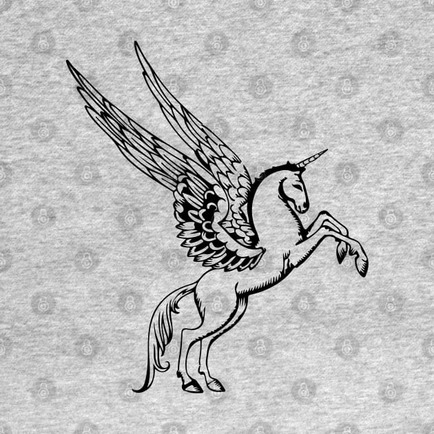 Unicorn Pegasus by idrockthat